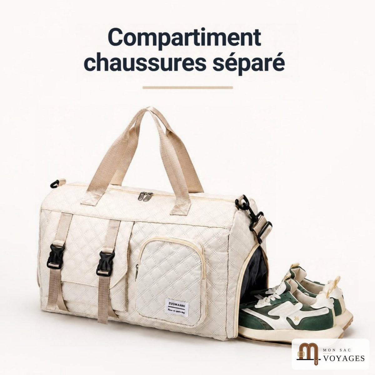 Sac de voyage Riviera - compartiment chaussures séparé