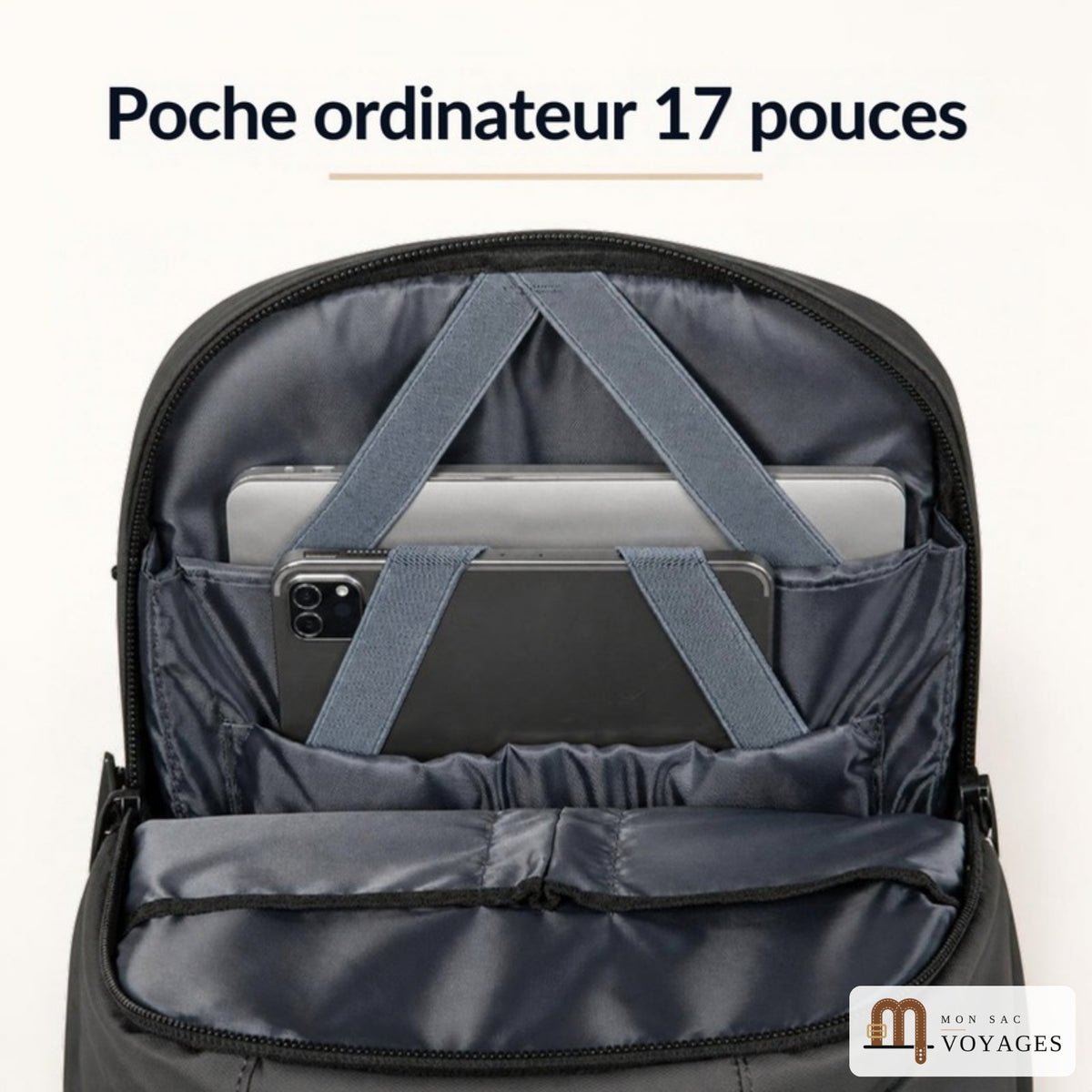 Sac à dos de voyage Nomade - poche ordinateur 17 pouces