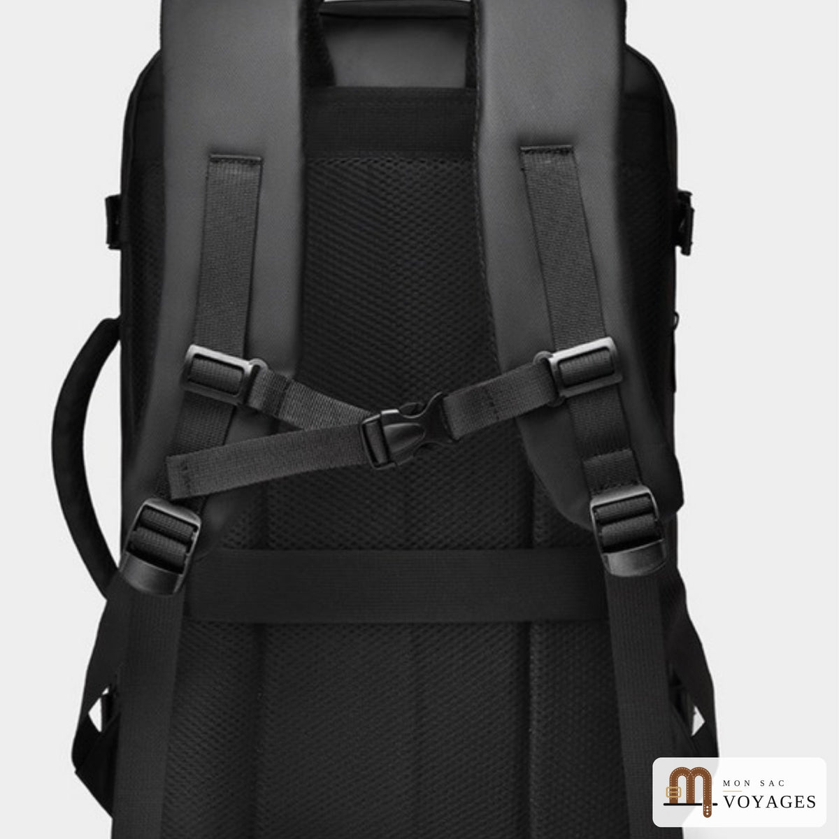 Dos du sac à dos Nomade avec bretelles rembourrées