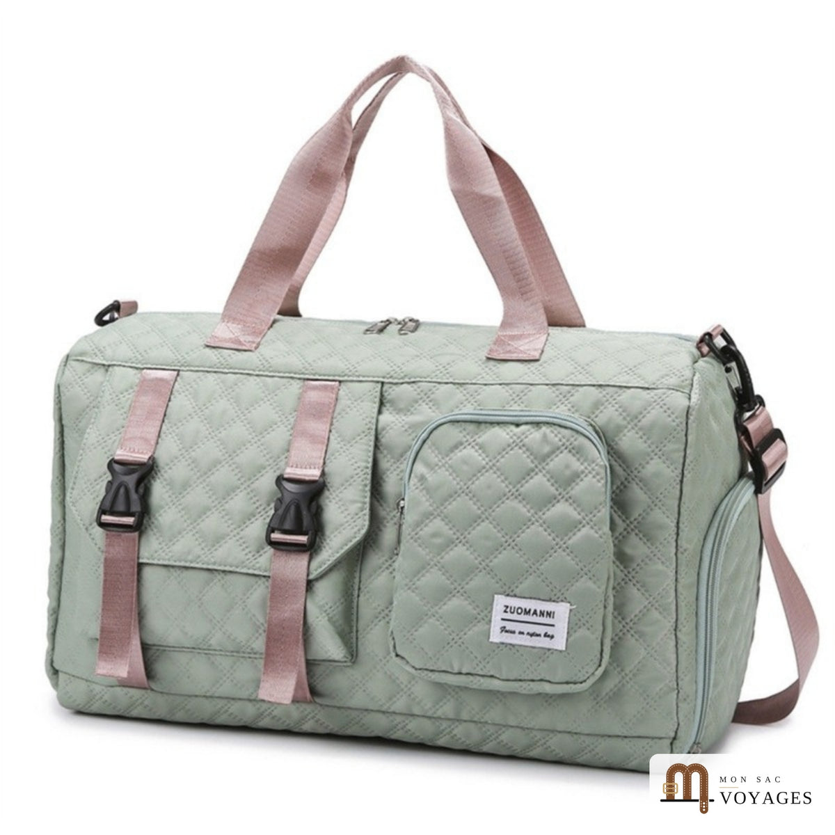 Sac de voyage Riviera matelassé coloris vert