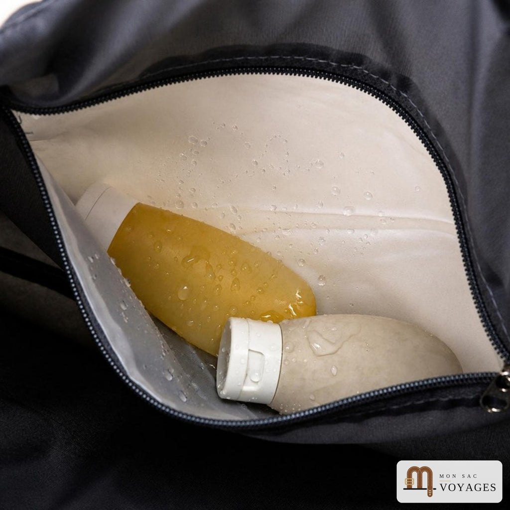 Poche intérieure imperméable du sac de voyage Riviera pour produits de toilette
