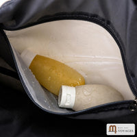 Poche intérieure imperméable du sac de voyage Riviera pour produits de toilette