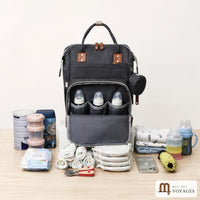 Poche avant à 3 compartiments biberons du sac de voyage bébé Cocon