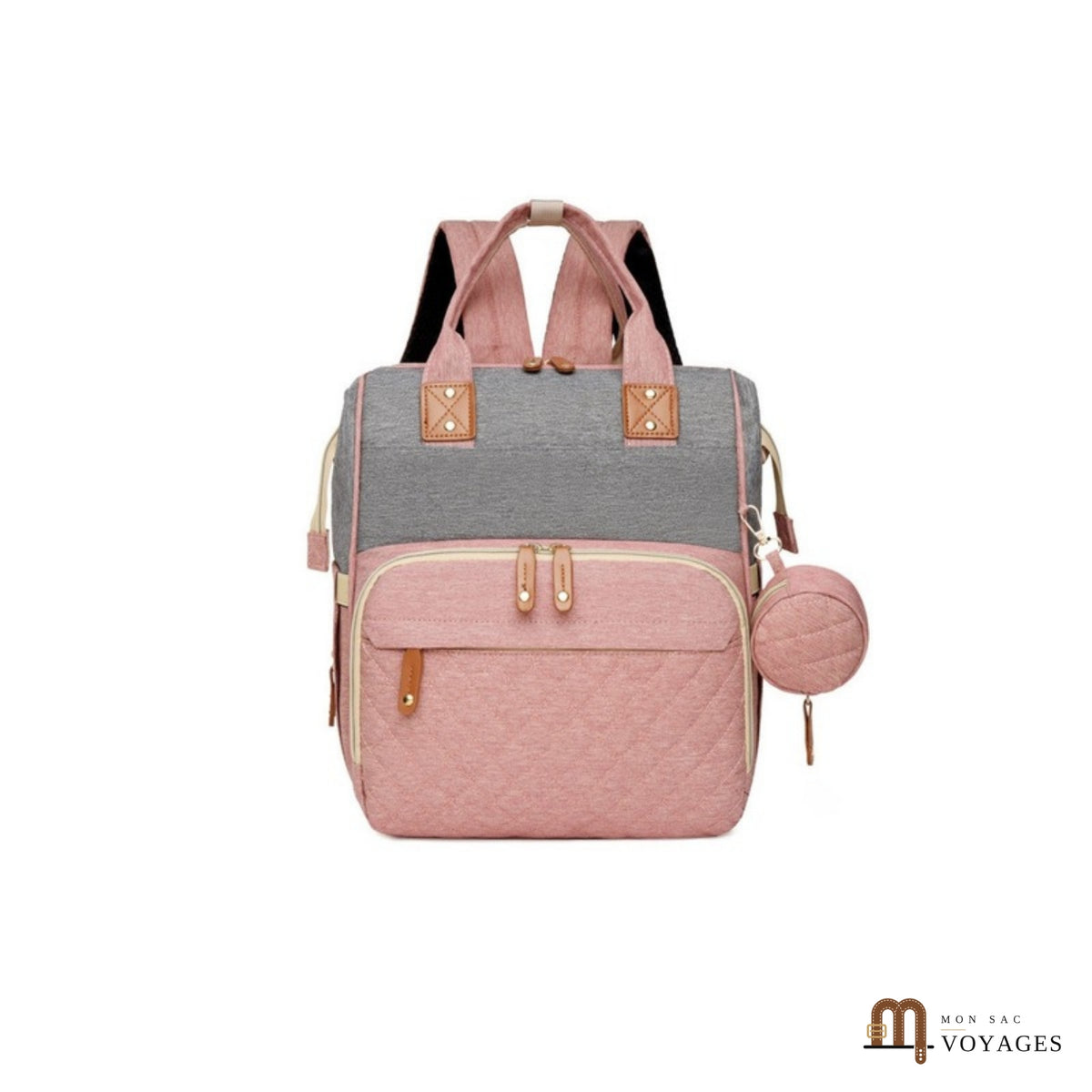 Sac à langer Cocon coloris rose