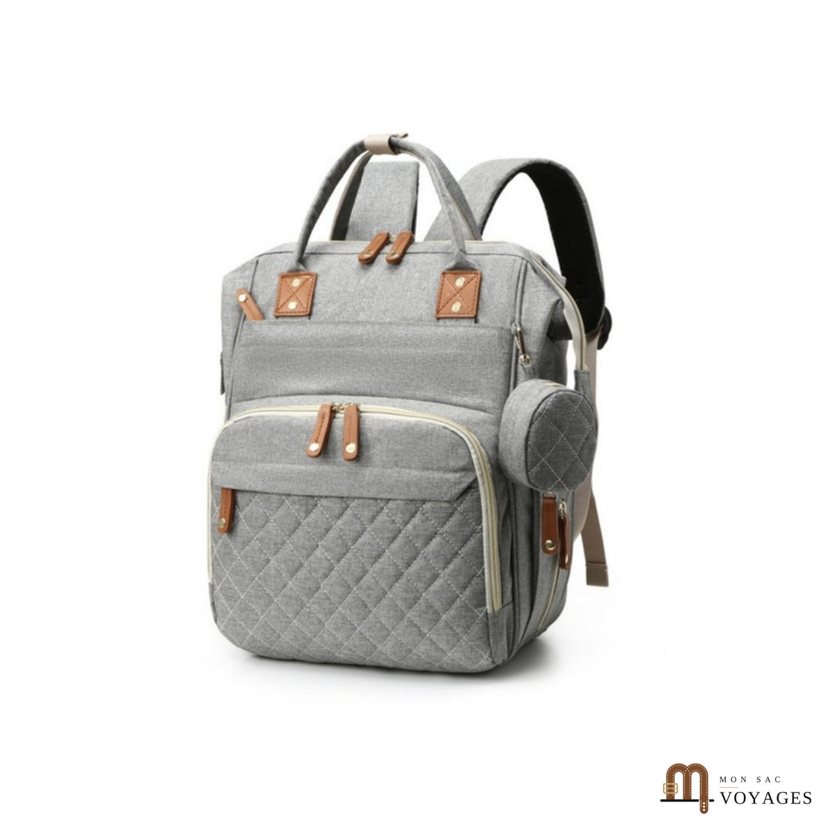 Sac à langer Cocon coloris gris