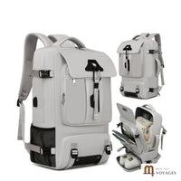 Sac à dos cabine Escapade coloris gris, vue complète