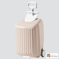 Valise enfant Copilote rose vue de face