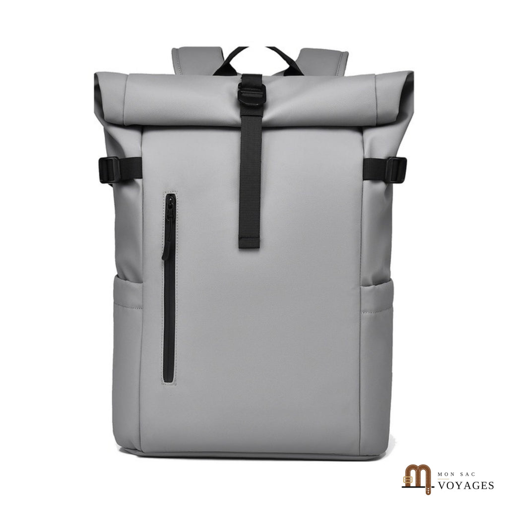 Sac à dos voyage roll-top Citadin gris