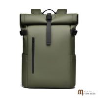 Sac à dos voyage roll-top Citadin vert kaki