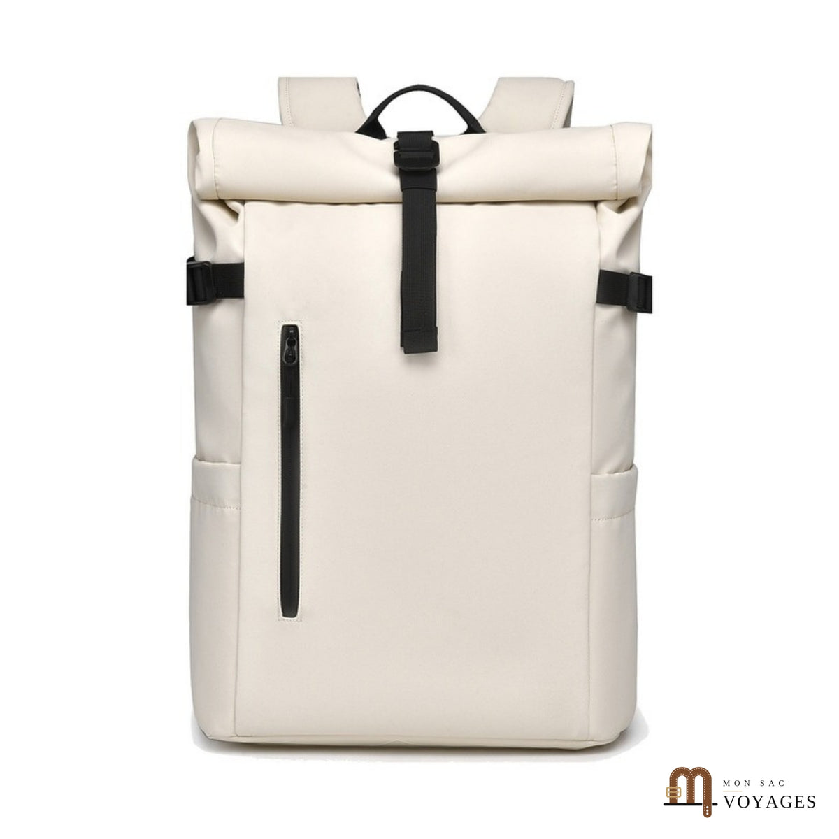 Sac à dos voyage roll-top Citadin beige