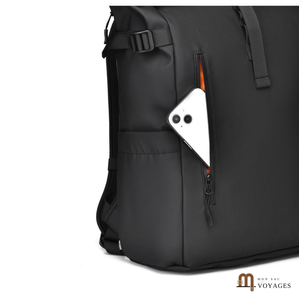 Poche zippée avant du sac à dos Citadin avec téléphone