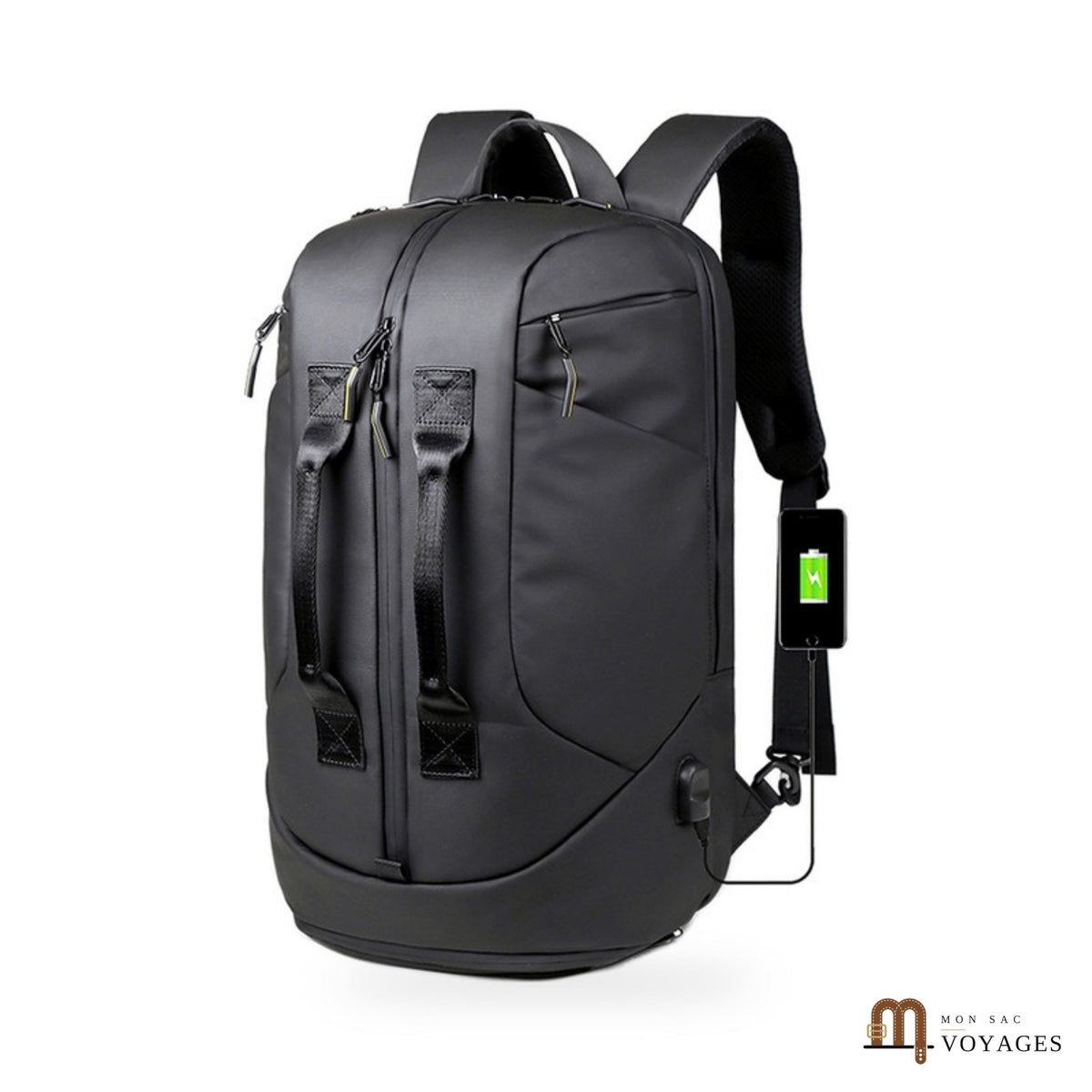 Sac à dos Escale avec téléphone en charge via le port USB