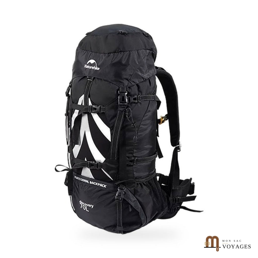 Sac à dos de voyage 70 L Sentier noir minuit