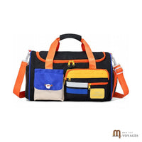 Sac de voyage week-end Palette colorblock noir