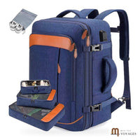 Sac à dos cabine Horizon 42 L coloris bleu avec 3 cubes de rangement et sac à chaussures