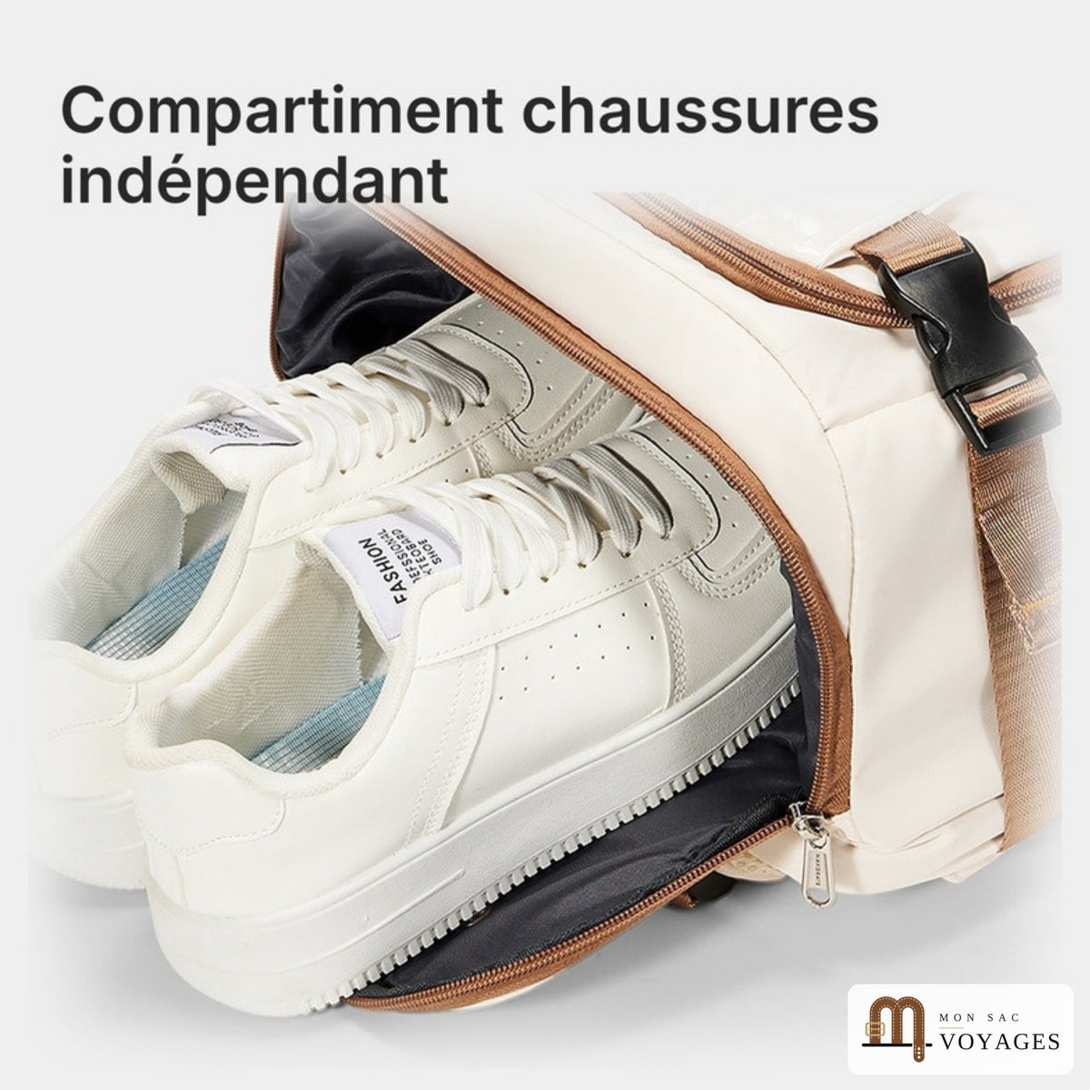 Compartiment chaussures du sac à dos Odyssée