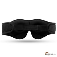 Intérieur du masque de sommeil Bluetooth Berceuse : mousse à mémoire de forme et bandeau élastique réglable