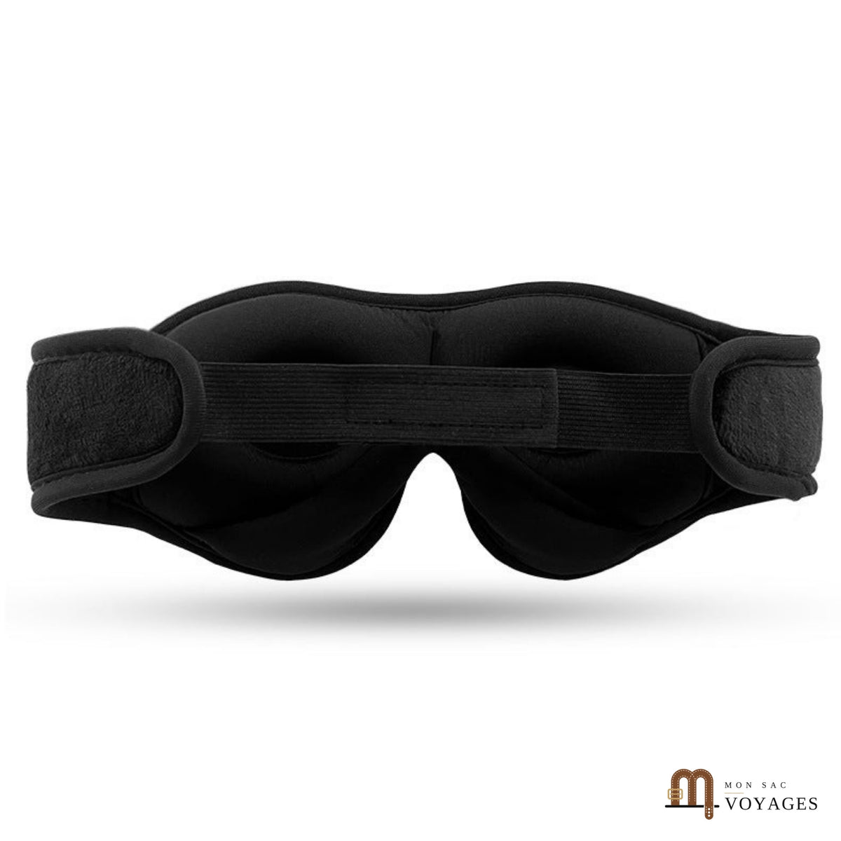 Intérieur du masque de sommeil Bluetooth Berceuse : mousse à mémoire de forme et bandeau élastique réglable