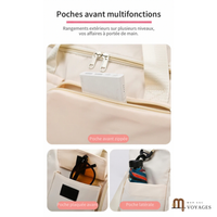 Pack Capri + Lagune : poches avant du sac Capri